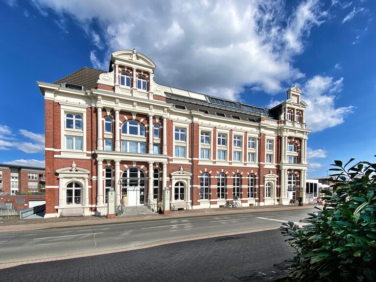 Außenansicht der Weberei Bendix - Hotel & Appartements in Dülmen.